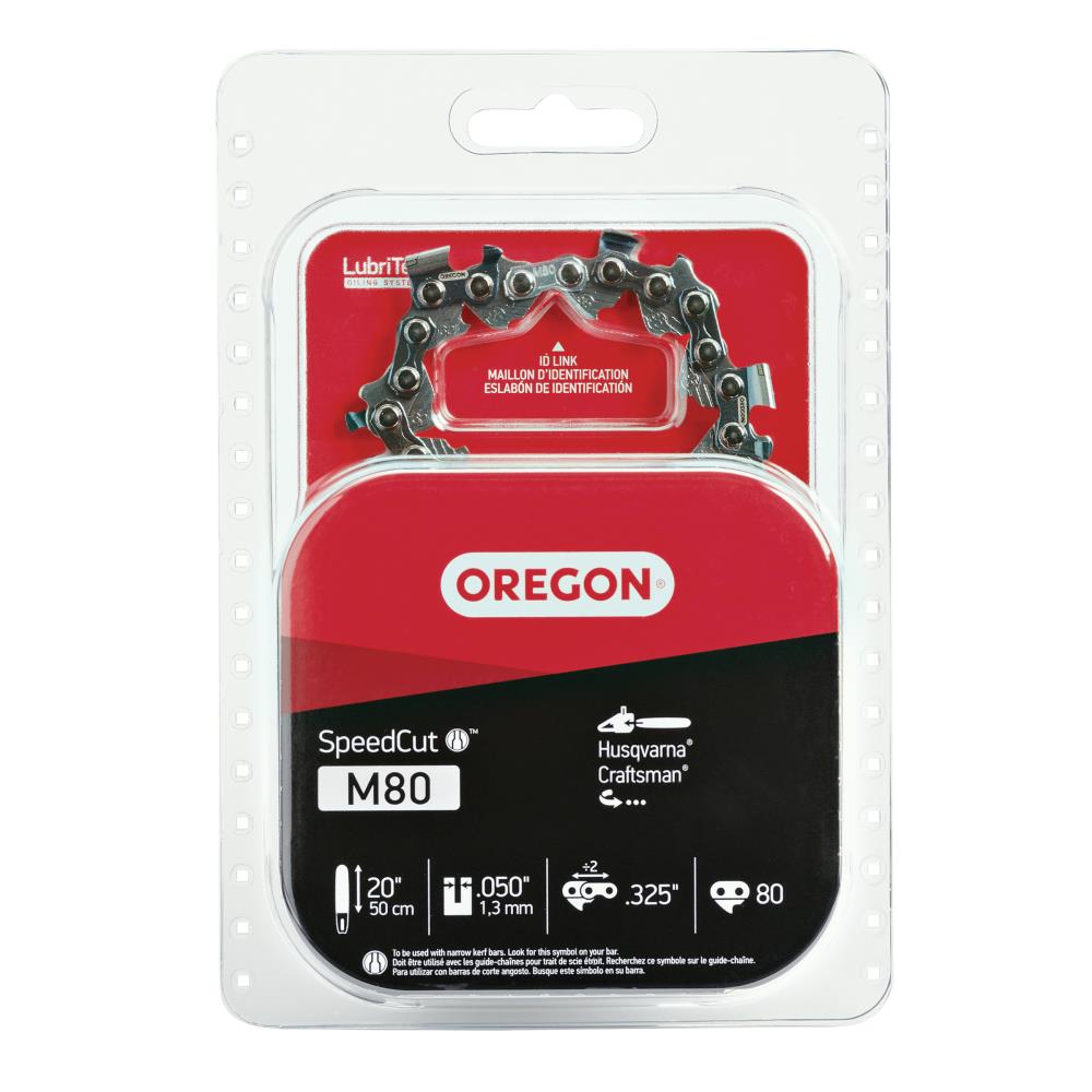 M80 80 Link Replacement Chainsaw Chain For 20-in, 0.05-in Gauge,0.325-in Pixel Pitch M80