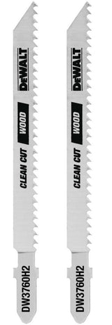 4-in 10 Tpi T-shank High-carbon Steel Blade (2-Pack) DEW-DW3760H2