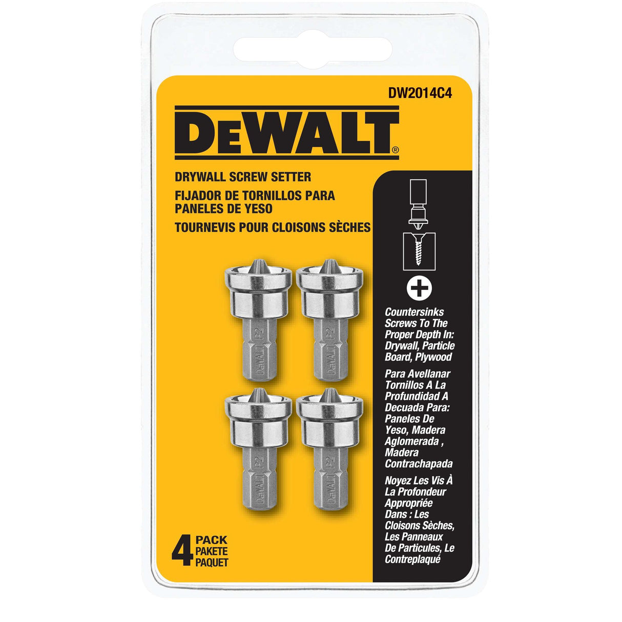 Screwdriver Bit Set (4-Piece) DW2014C4