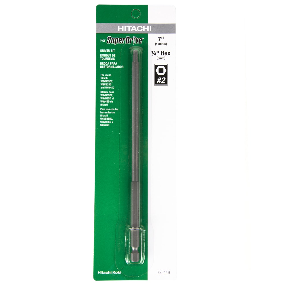 7-in #2 Square/Robertson Screwdriver Bit 725449