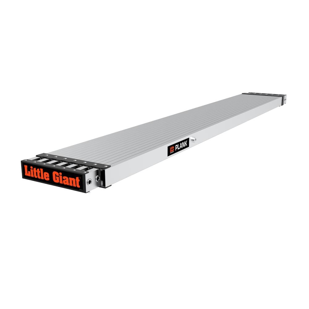 Aluminum 0.33-ft H x 13-ft L Adjustable Ladder Plank 500-lb 11813