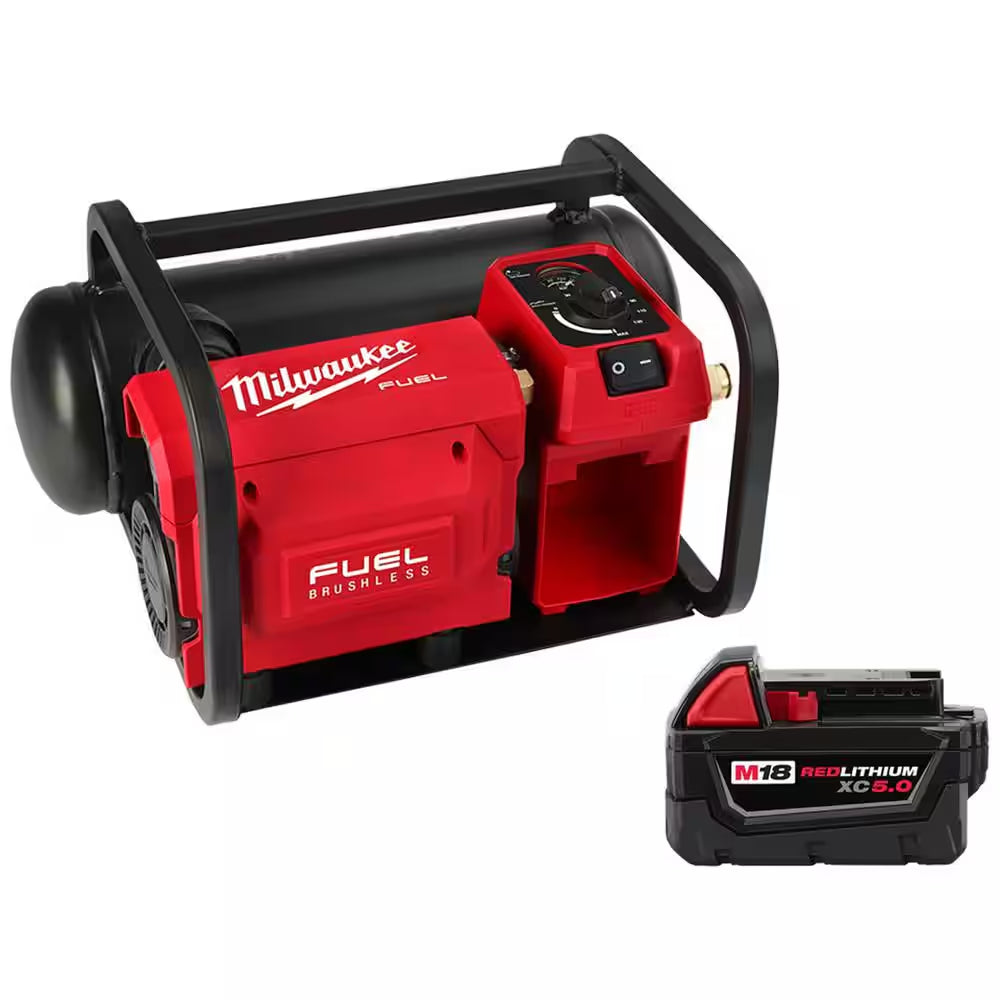 M18 FUEL 18-Volt Lithium-Ion Brushless Cordless 2 Gal. Electric Compact Quiet Compressor (Tool-Only)