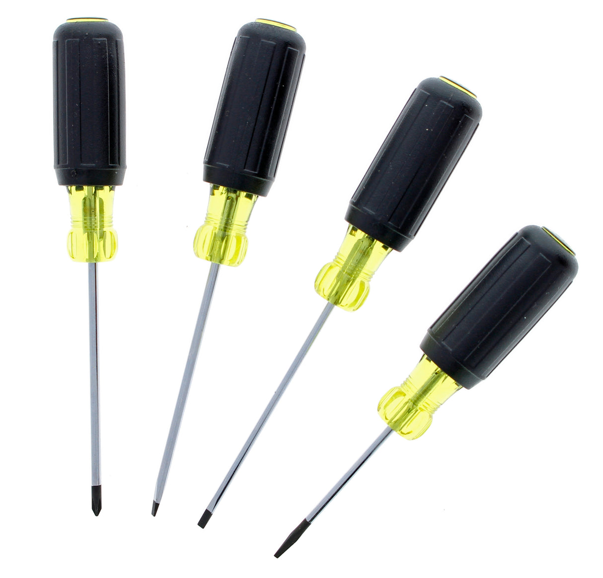 4-Piece Acetate Handle Assorted Drive Screwdriver Set 35-1301