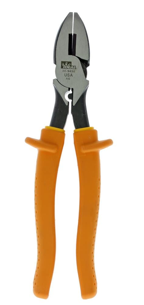 9.5-in Insulated Electrical Lineman Pliers with Wire Cutter 30-9430