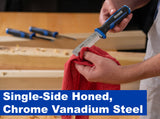 Side strike chisel set 3-Pack Woodworking Chisels Set 64816