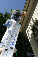 D1200-2 24-ft Aluminum Type 2-225-lb Load Capacity Extension Ladder D1224-2