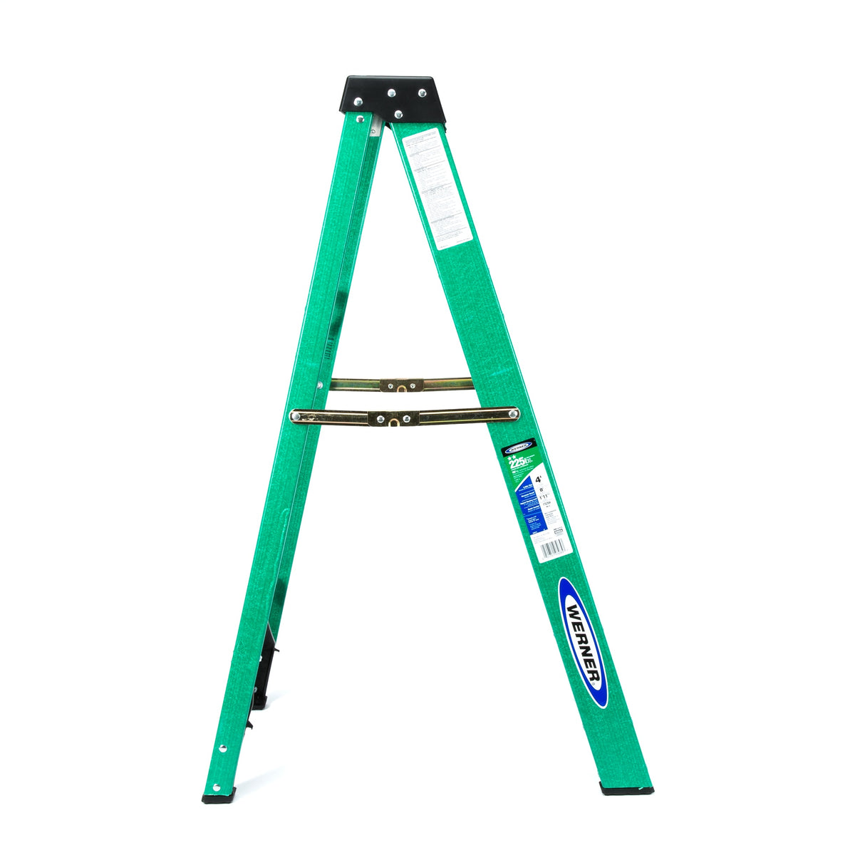 FS200 4-ft Fiberglass Type 2-225-lb Load Capacity Step Ladder FS204