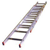 D1100-2 24-ft Aluminum Type 3- 200-lb Load Capacity Extension Ladder D1124-2