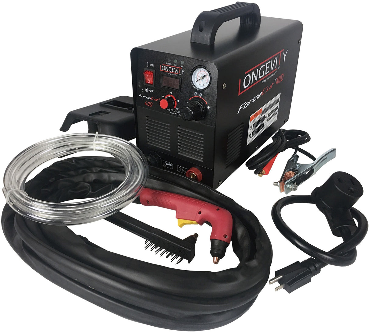 FORCECUT 40D Plasma Cutter - 40 Amp, 110V/220V, Cuts Steel, Copper, Aluminum, Stainless Steel, Brass, Cast Iron - CSA Safety Listed 880077