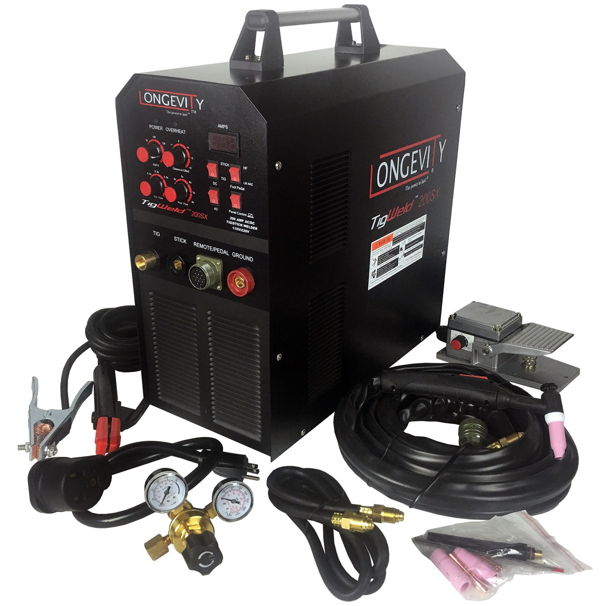 120-Volt 200-Amp Air Cooled TIG Welder 880372