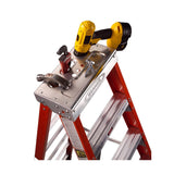 7400 5-ft Fiberglass Type 1AA-375-lb Load Capacity Step Ladder 7405