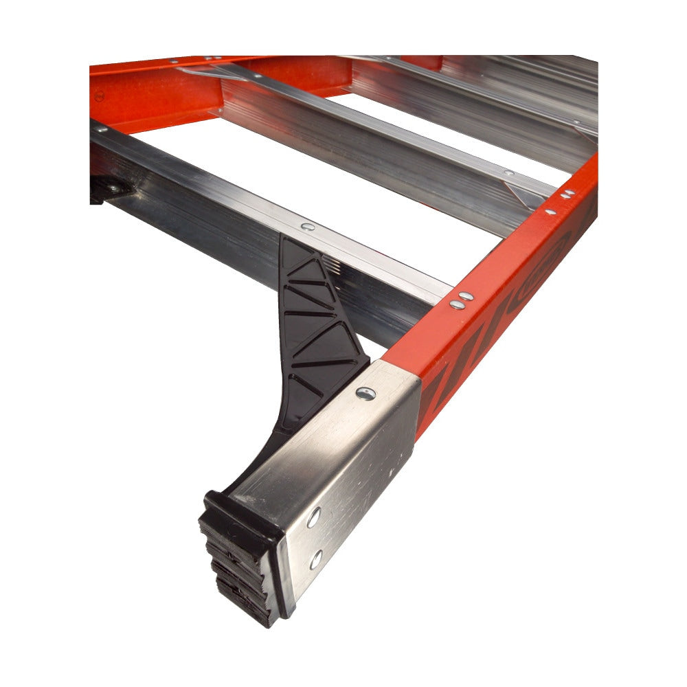 7400 12-ft Fiberglass Type 1AA-375-lb Load Capacity Step Ladder 7412