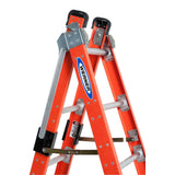 7800 12-ft Reach Type 1A-300-lb Load Capacity Multi-Position Ladder 7806