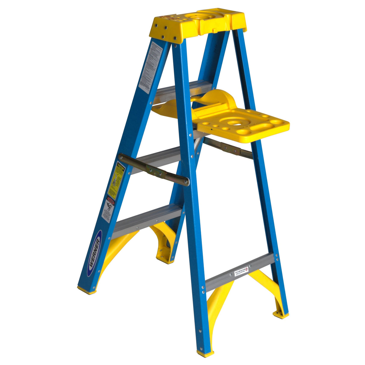 6000S 4-ft Fiberglass Type 1-250-lb Load Capacity Step Ladder 6004S