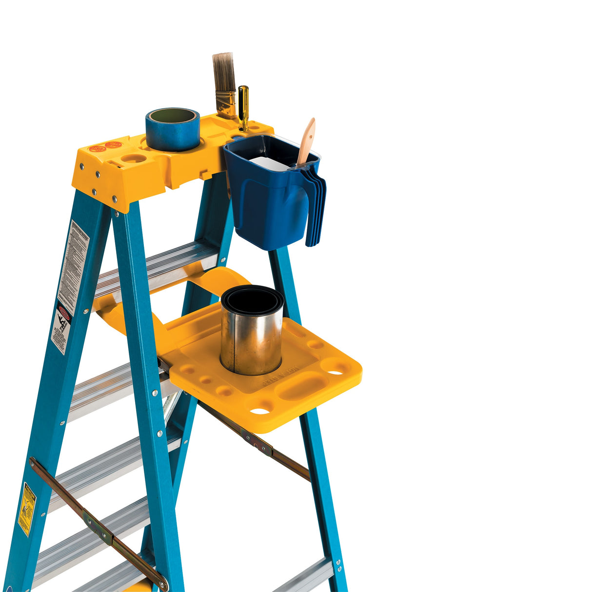 6000S 6-ft Fiberglass Type 1-250-lb Load Capacity Step Ladder 6006S