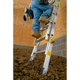 Equalizer 28-ft Aluminum Type 1-250-lb Load Capacity Extension Ladder D1828-2EQ