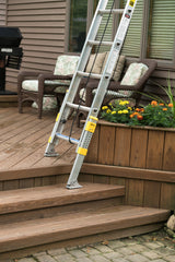 Equalizer 28-ft Aluminum Type 1-250-lb Load Capacity Extension Ladder D1828-2EQ