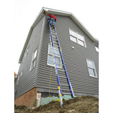 Equalizer 24-ft Fiberglass Type 1a- 300-lb Load Capacity Extension Ladder D8224-2EQ