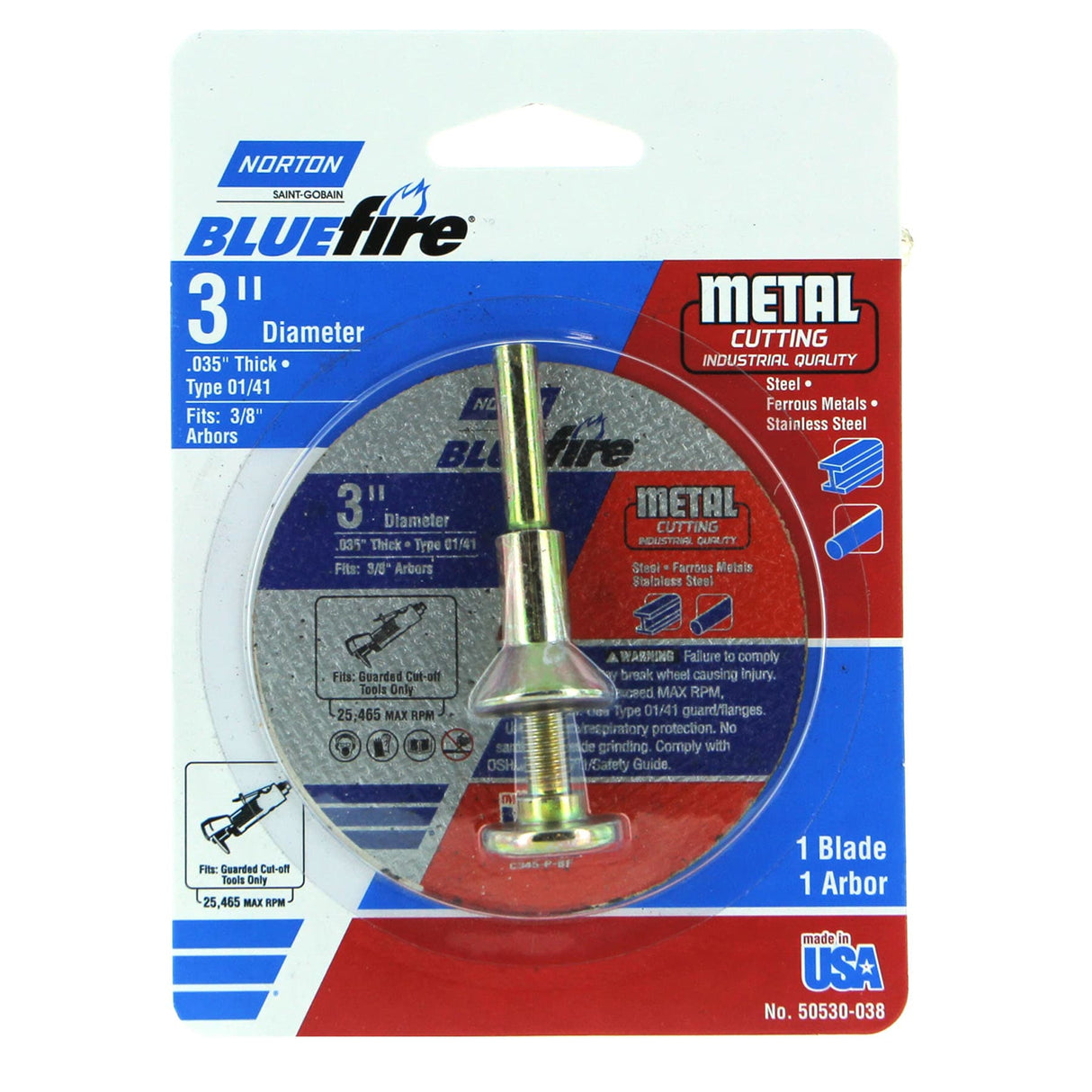 Blue Fire 3-in Bonded Abrasive Cut-off Wheel 50530-038