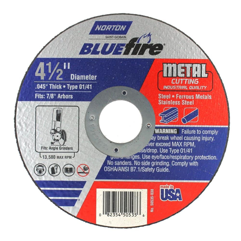 Bluefire 4.5-in Bonded Abrasive Cut-off Wheel 50535-038