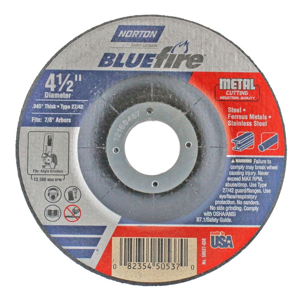 Bluefire 4.5-in Bonded Abrasive Cut-off Wheel 50537-038