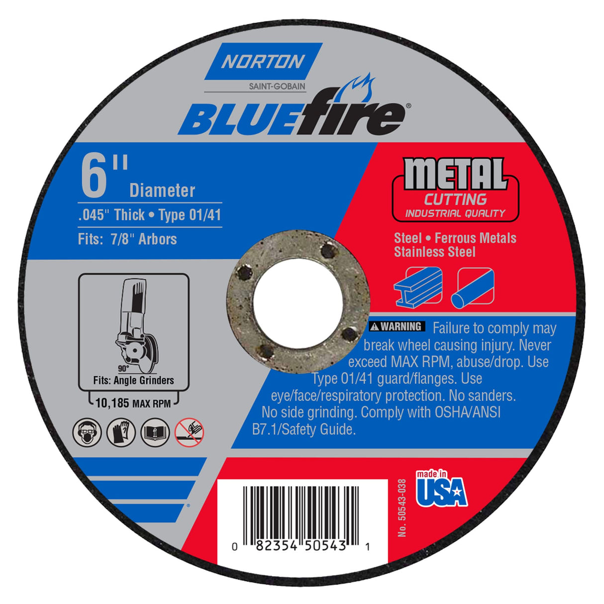 Bluefire 6-in Bonded Abrasive Cut-off Wheel 50543-038