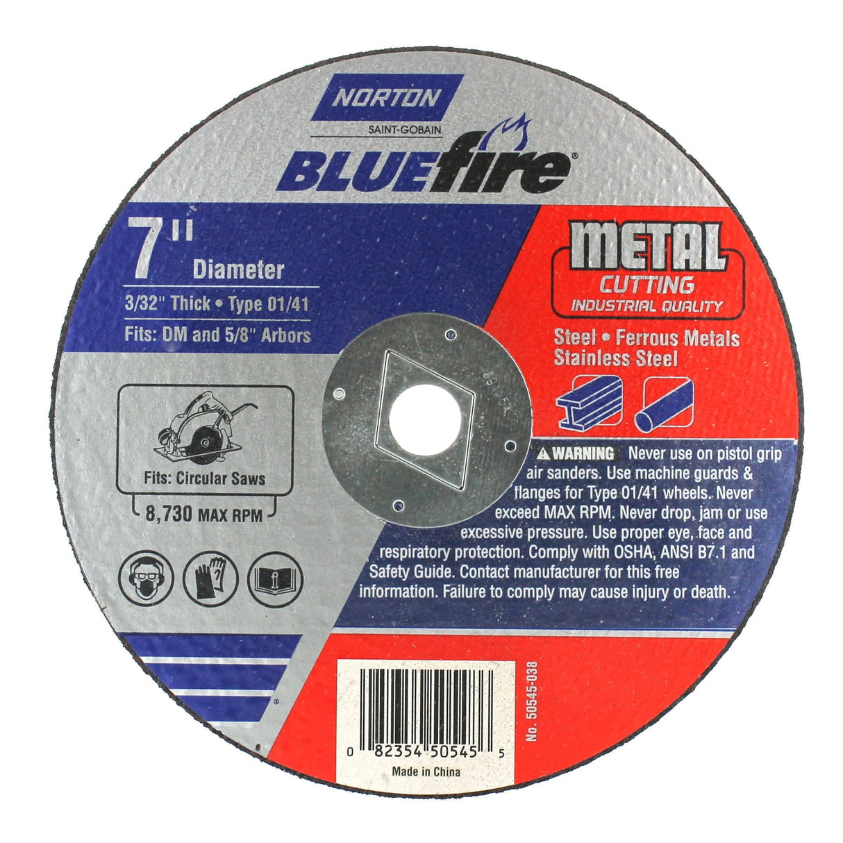 Bluefire 7-in Bonded Abrasive Cut-off Wheel 50545-038