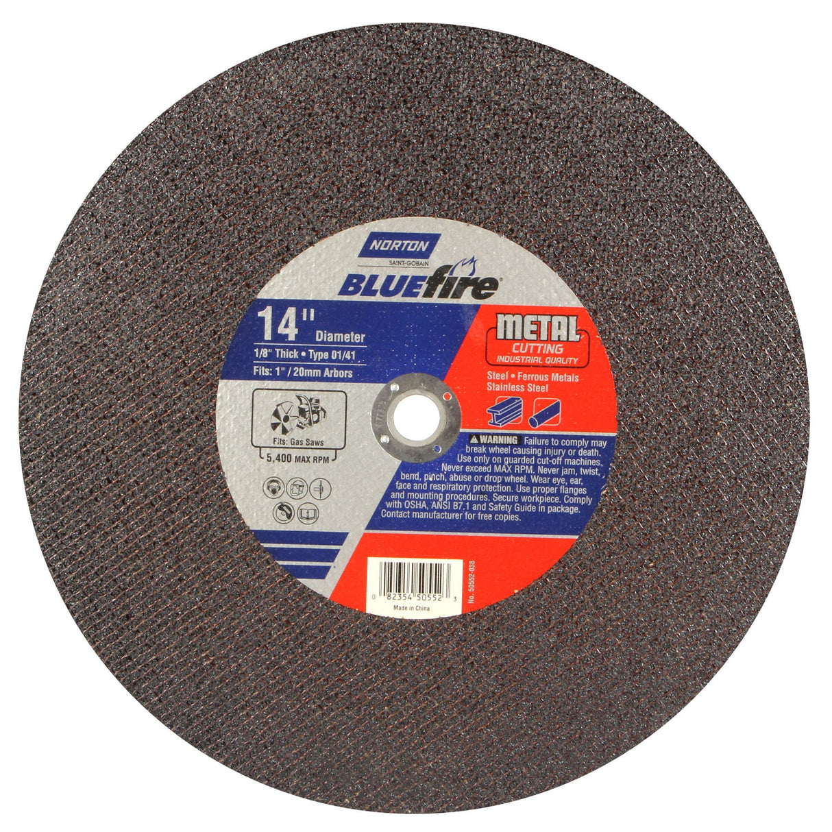 Bluefire 14-in Bonded Abrasive Cut-off Wheel 50552-038