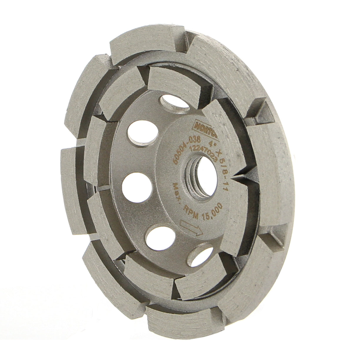 Diamond Cup- Double Row 4-in Diamond 24-Grit Cup Wheel 50504-038