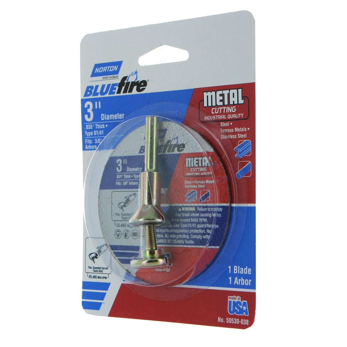 Blue Fire 3-in Bonded Abrasive Cut-off Wheel 50530-038