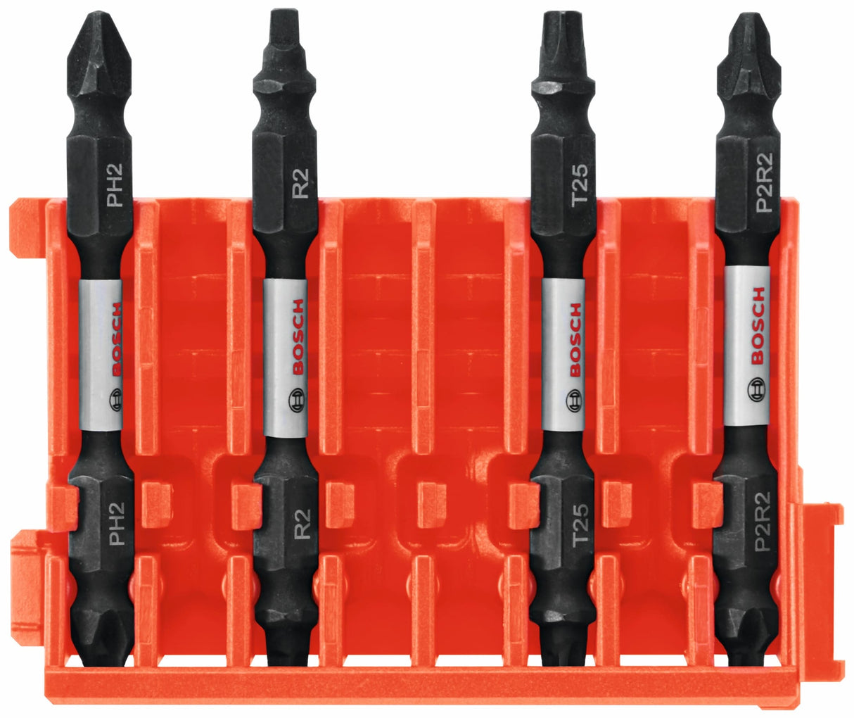 Custom Case 1/4-in x 2-1/2-in Double-ended Impact Driver Bit (4-Piece) CCSDEV2504