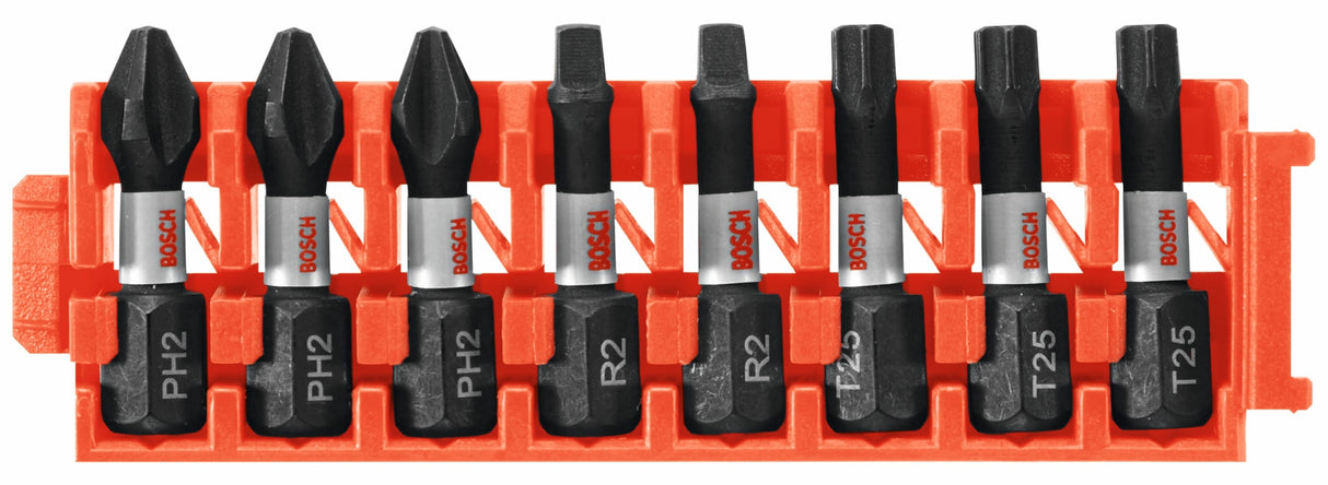 Custom Case 1/4-in x 1-in Phillips/Square/Torx Impact Driver Bit (8-Piece) CCSV108