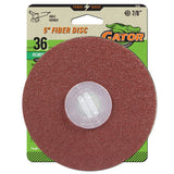 Fiber Discs 3-Pack 5-in Aluminum Oxide 36-Grit Fiber Disc GAT-3095