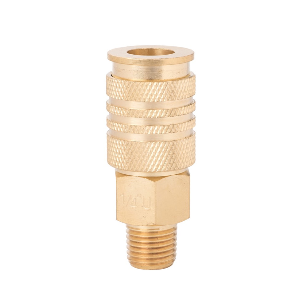 Brass NPT Coupler (M) 1/4-in Universal SGY-AIR203