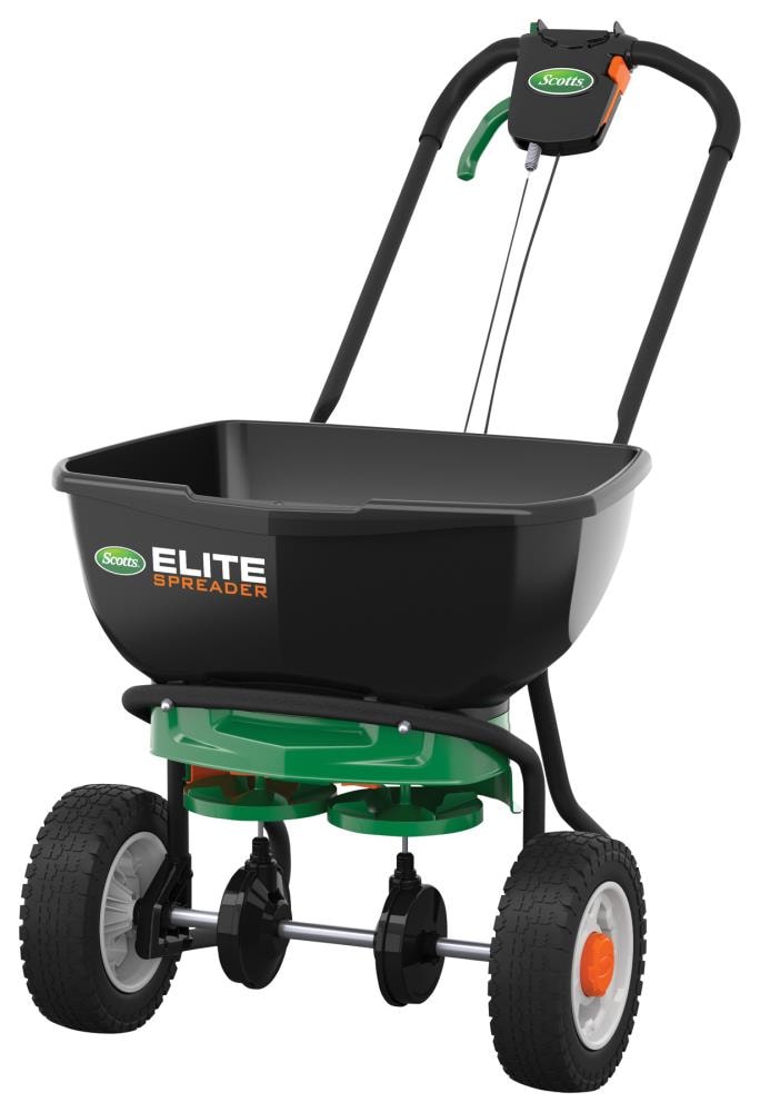 80-lb Elite Spreader Broadcast Fertilizer Spreader 75902