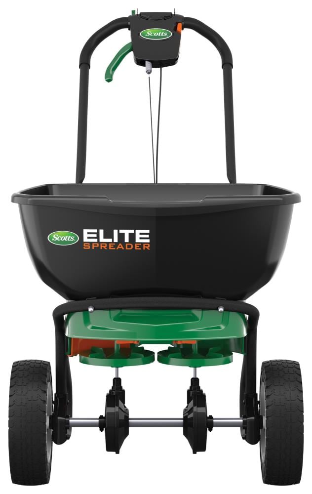 80-lb Elite Spreader Broadcast Fertilizer Spreader 75902