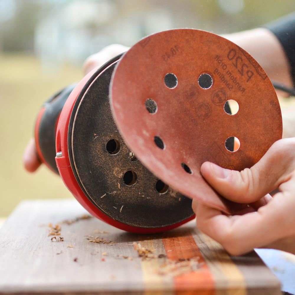 15-Piece Aluminum Oxide 220-Grit Disc Sandpaper 4140