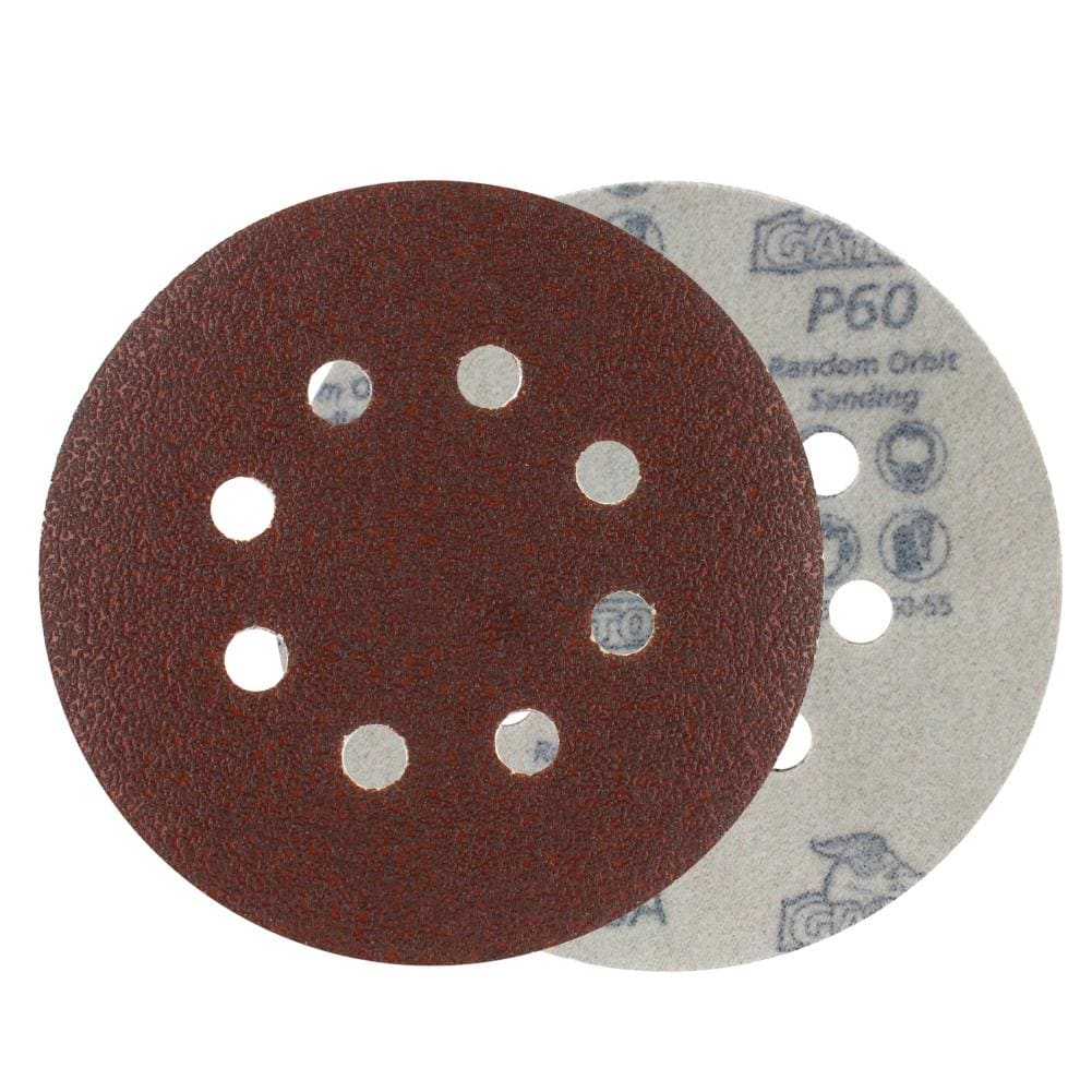 50-Piece Aluminum Oxide 60-Grit Disc Sandpaper 4345