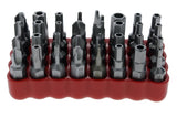 33-Piece Plastic Handle Multi-bit Assorted Drive Screwdriver Set 35-933