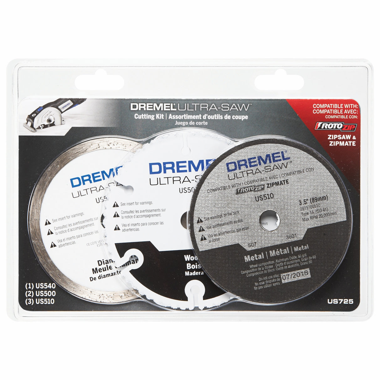 4-in High-performance Aluminum Oxide Circular Saw Blade Set (6-Pack) DRE-US725