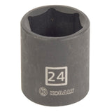 Metric 1/2-in Drive 24Mm 6-point Impact Socket 85330