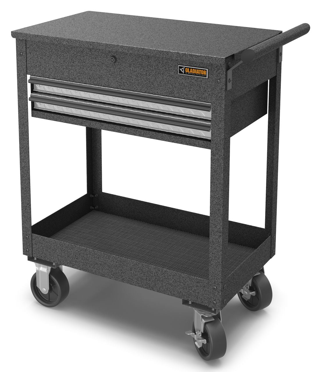 36-in 2-Drawer Shelf Utility Cart GAMT28KDFG