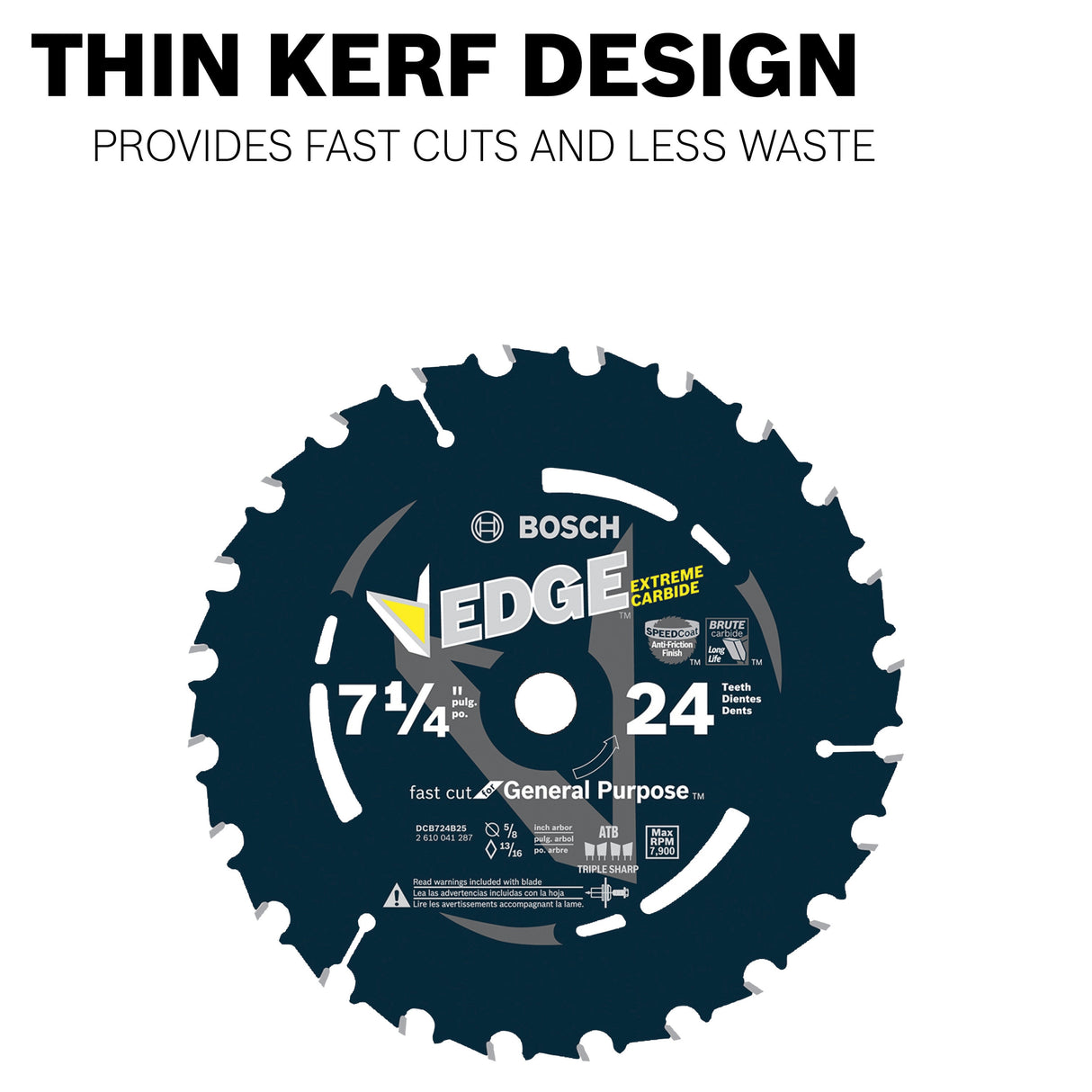 7-1/4-in 40-Tooth Fine Finish Tungsten Carbide-tipped Steel Circular Saw Blade DCB740B10