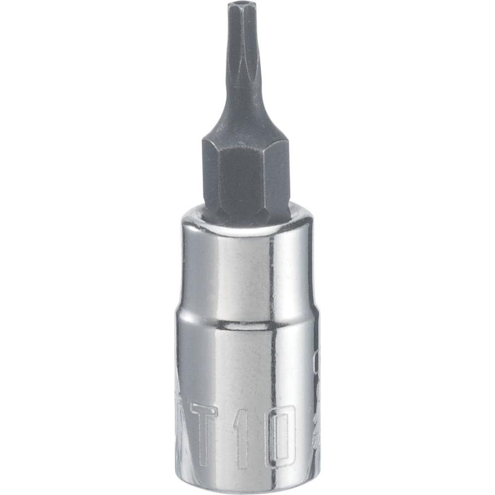 1/4-in Drive Tt10 Tamper-proof Torx Bit Driver Socket CMMT42685