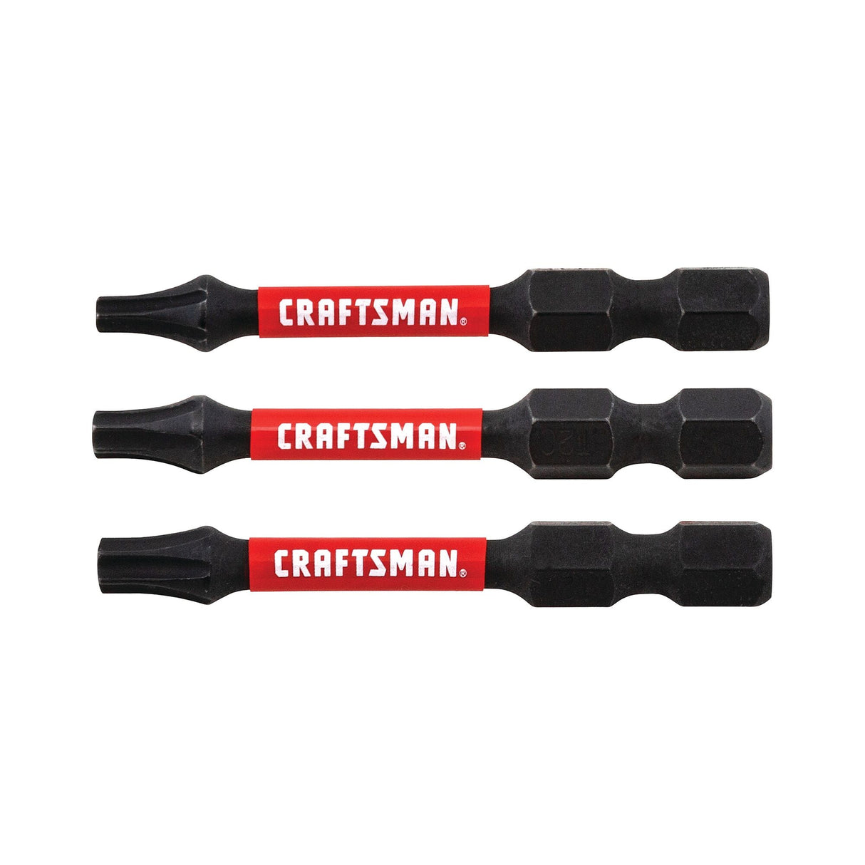 Impact-Rated 1/4-in x 2-in Torx Impact Driver Bit (3-Piece) CMAF13T3