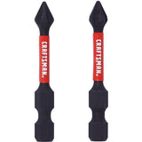 Impact-Rated 1/4-in x 2-in Phillips Impact Driver Bit (2-Piece) CMAF32PH12