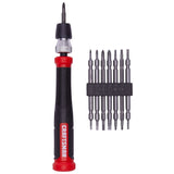 Precision 14-Piece Bi-material Handle Multi-bit Assorted Drive Screwdriver Set CMHT68004