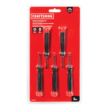 5-Piece Bi-material Handle Assorted Drive Screwdriver Set CMHT65074