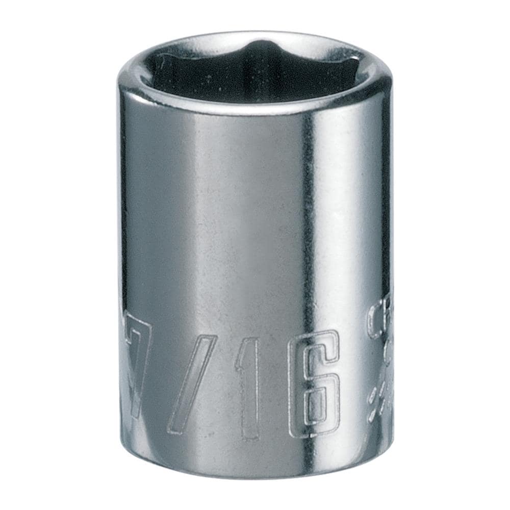 1/4-in Drive Standard (SAE) 7/16-in Shallow Socket CMMT43498