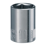 1/4-in Drive Metric 11mm Shallow Socket CMMT43509